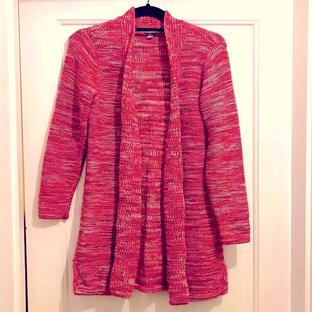 J.Jill long open cozy cardigan